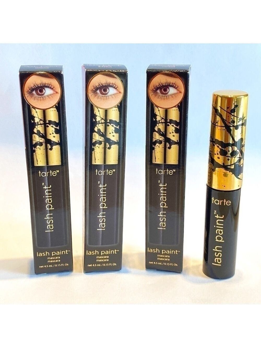Tarte Lash Paint 3 pack new in box .15oz each  Black